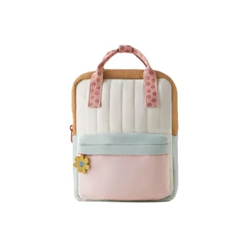 ZARA Polyamide With Polyester Backpack Kids' Light Beige Yellow