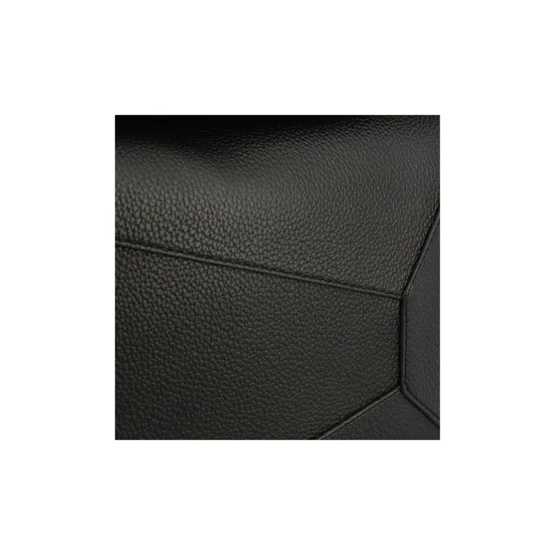 LOEWE Puzzle Classic Calfskin Shoulder Bag Crossbody Bag Handbag Large Size Women's Black-3