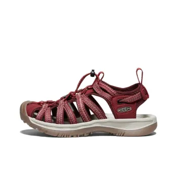 KEEN Whisper Series Abrasion Resistant River Trekking Shoes Women's Red Brown