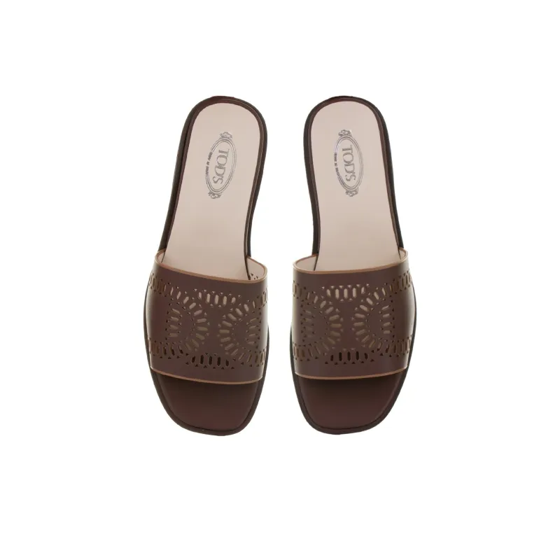 TOD'S Laser-Cut Open-Toe Sandals Women's-4