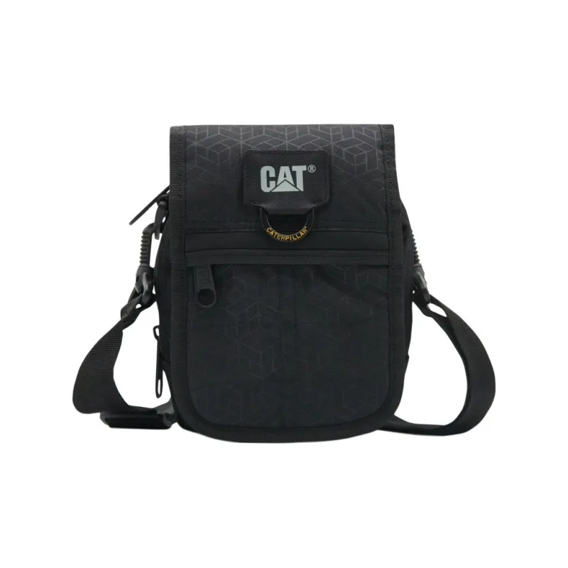 CAT Polyester Cell Phone Pouch Fanny Pack Regular Unisex Black-0