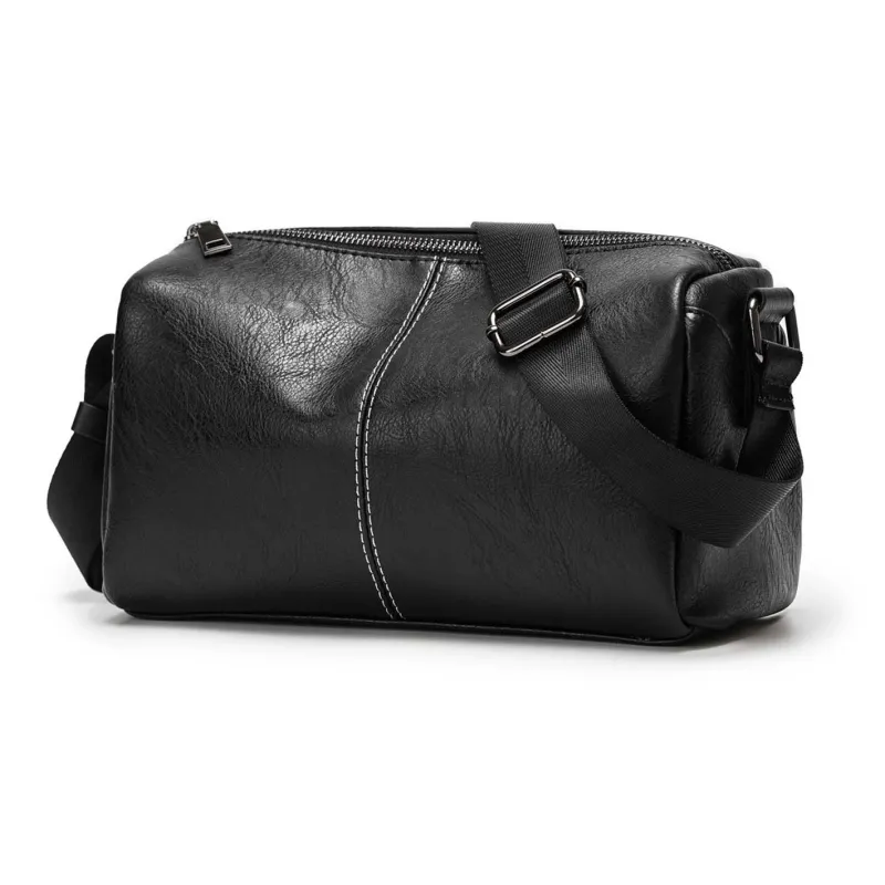 Slazenger PU Crossbody Bag Men's Black-1