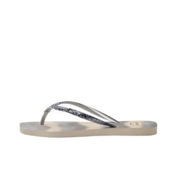 Havaianas Rubber Sole Flip Flops Women's Silver