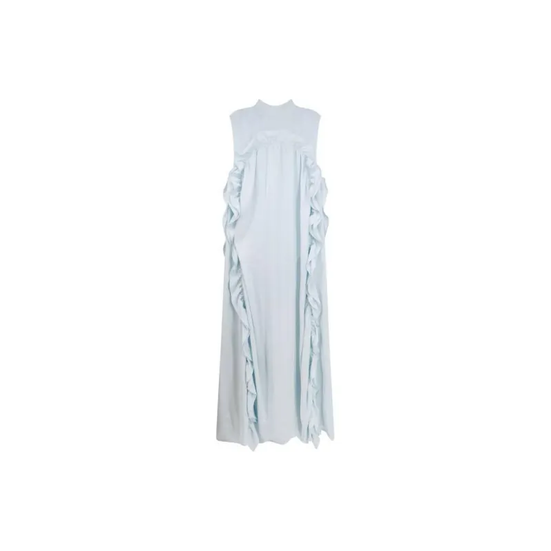 JIL SANDER Ruffled Sleeveless Maxi Dress-1