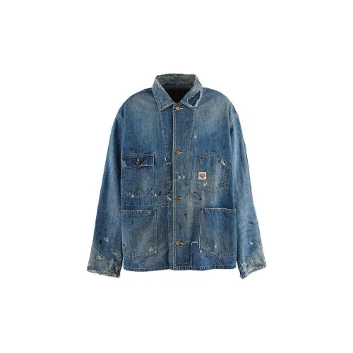 SAINT Mxxxxxx SS24 Denim Jackets Unisex Blue