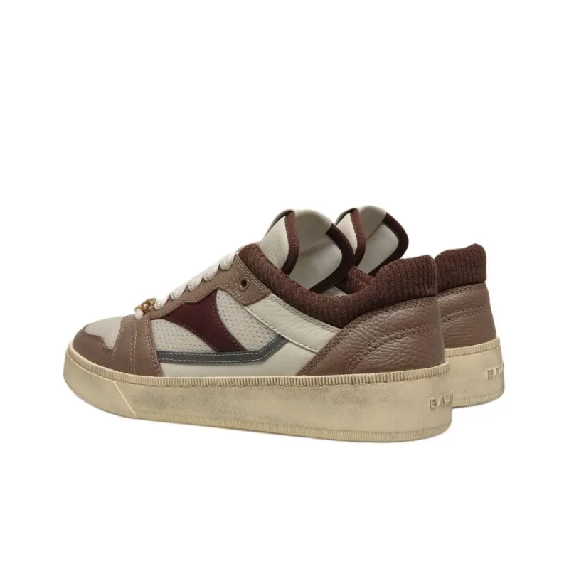 BALLY Raise Series Low Top Skateboard Shoes Men's Brown-3