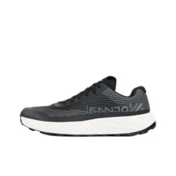 NNormal Kjerag Cushioning, Slip Resistant, And Abrasion Resistant Low Top Running Shoes Unisex Black Gray