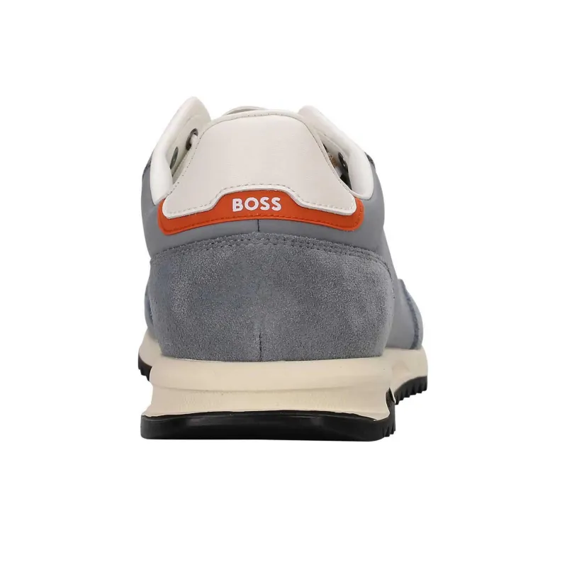 HUGO BOSS Low Top Casual Shoes Men's Blue Gray-3