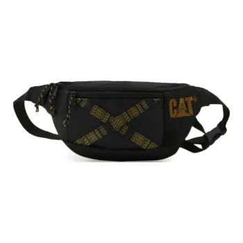 CAT Polyester Crossbody Bags Fanny Pack Regular Unisex Black