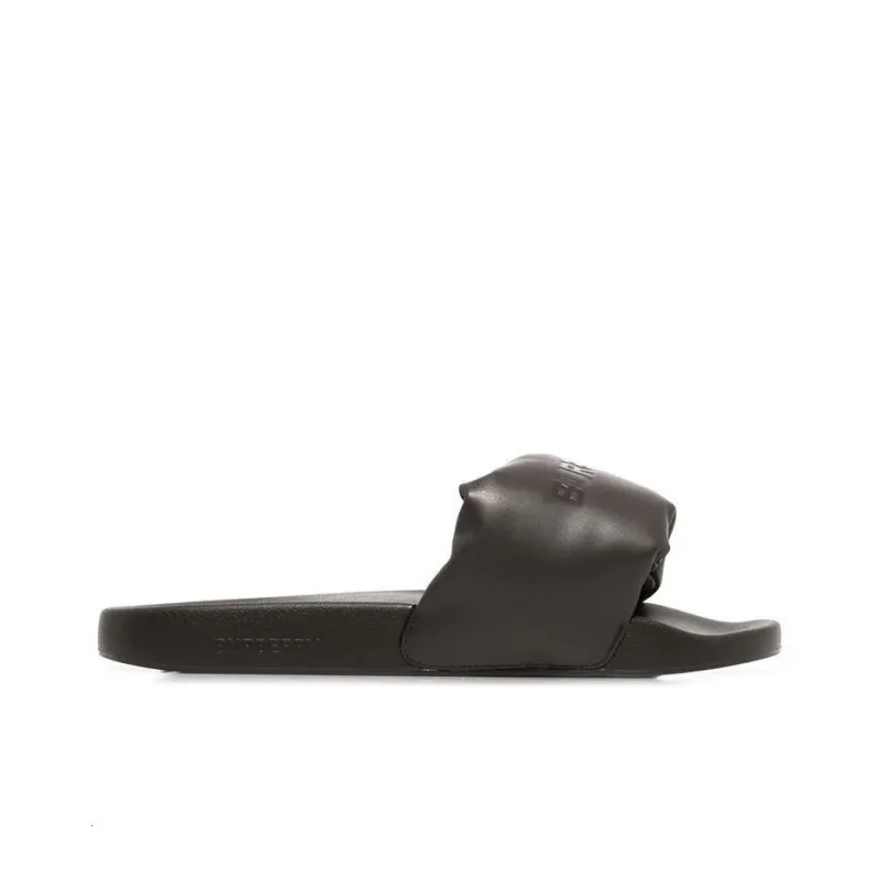Burberry Embossed Logo Padded Slide Brown-1