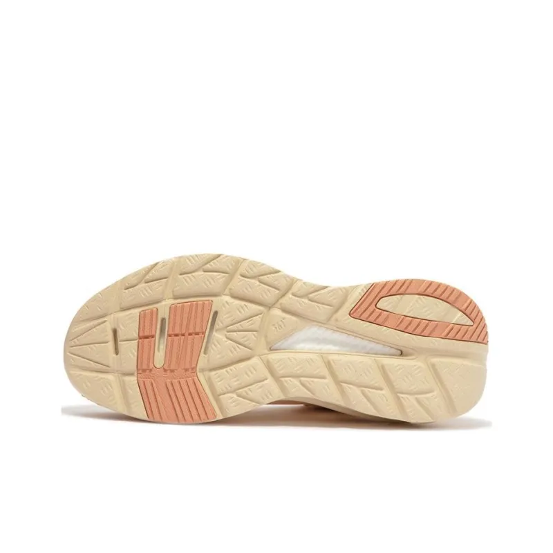 361° Red Flame 3 Cushioned Slip Resistant Low Top Running Shoes Women's Beige-3