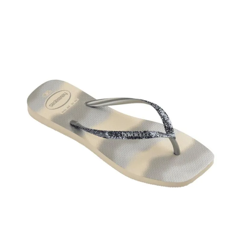 Havaianas Rubber Sole Flip Flops Women's Silver-1