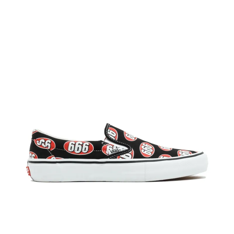 Vans Slip On Supreme 666 Black-1