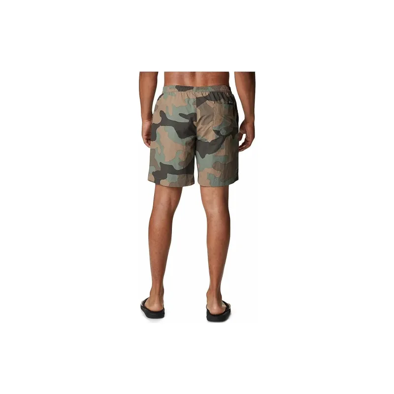 Columbia Casual Shorts Men's Camouflage Yellow-1