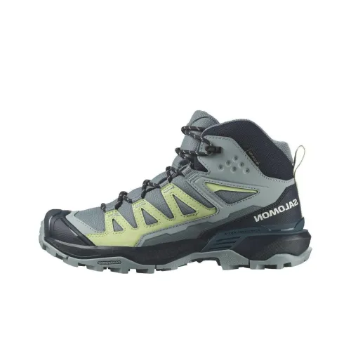 SALOMON X ULTRA 360 MID GORE TEX Slip Resistant High Top Outdoor Shoes Women's Turquoise