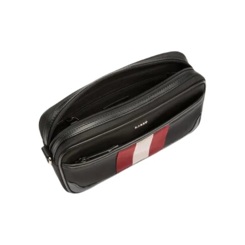 BALLY Nylon Clutch Regular Men's Black-4