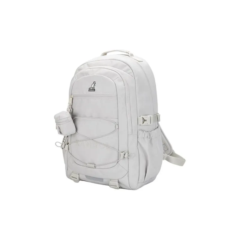 KANGOL Polyester Backpack Regular Unisex Light Gray-1