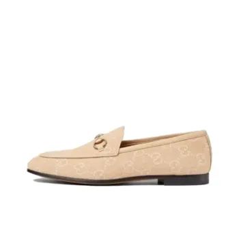 GUCCI Jordaan 24 Spring And Summer Collection Loafers 1cm Women's Yellow