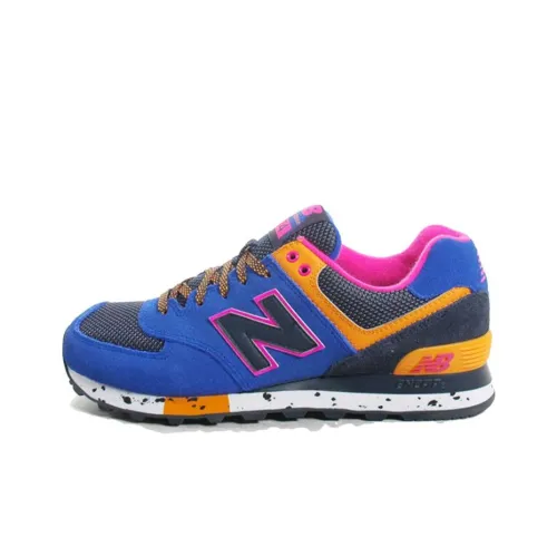 New Balance 574 Blue Pink Orange