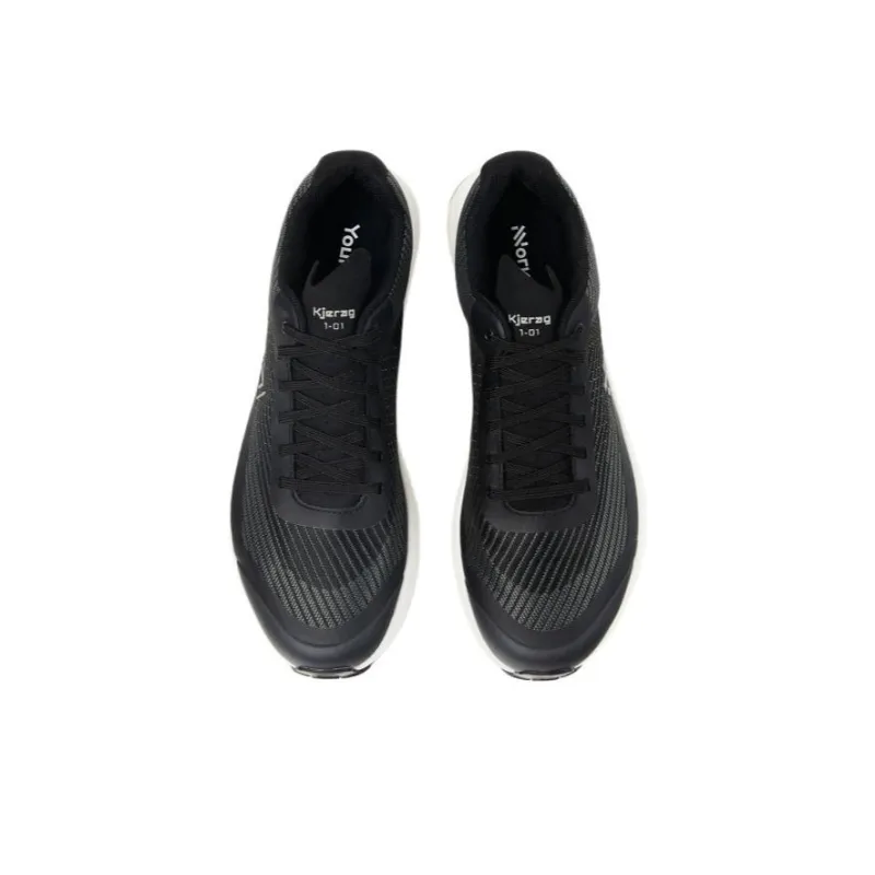 NNormal Kjerag Cushioning, Slip Resistant, And Abrasion Resistant Low Top Running Shoes Unisex Black Gray-2