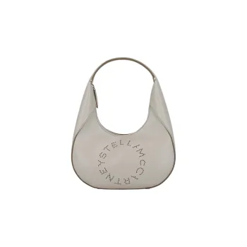 Stella McCartney Polyurethane One Shoulder Handbags Small Size Women's Light Gray