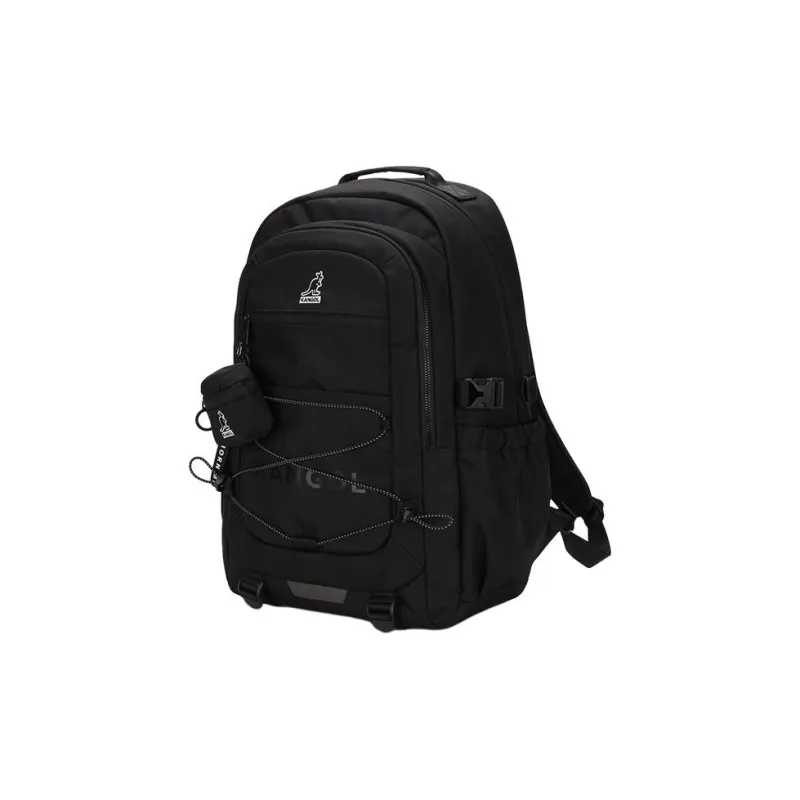 KANGOL Polyester Backpack Regular Unisex Black-1