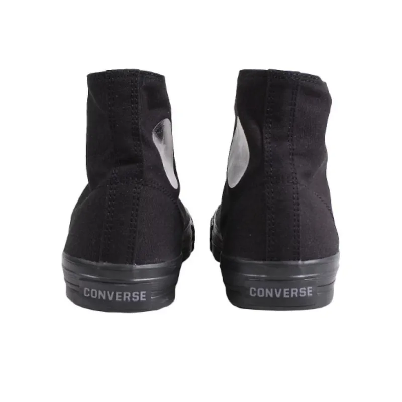 Converse Anti Slip Wear Resistant High Top Canvas Shoes Unisex Black-4