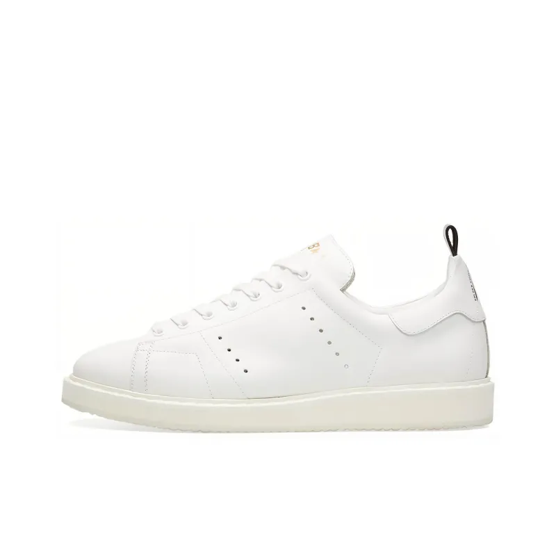 Golden Goose GGDB Starter Stylish Skateboarding Shoes Men's White-0