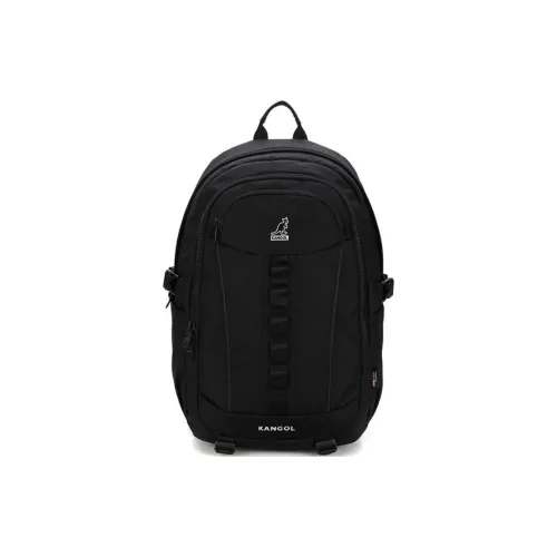 KANGOL Polyester Backpack Unisex Black