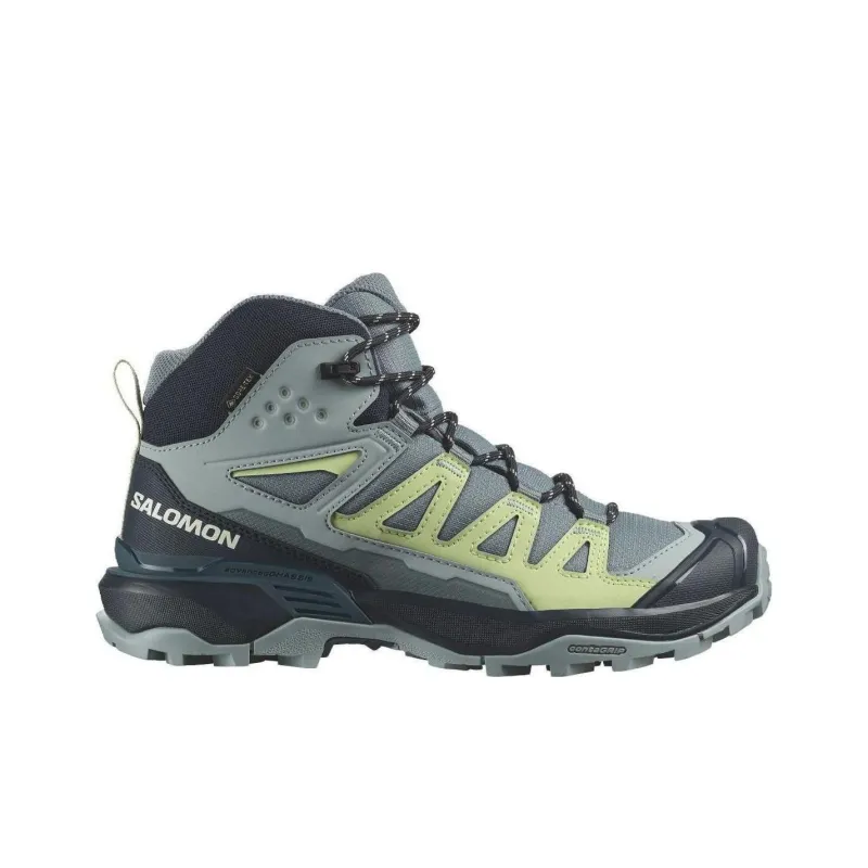SALOMON X ULTRA 360 MID GORE TEX Slip Resistant High Top Outdoor Shoes Women's Turquoise-1