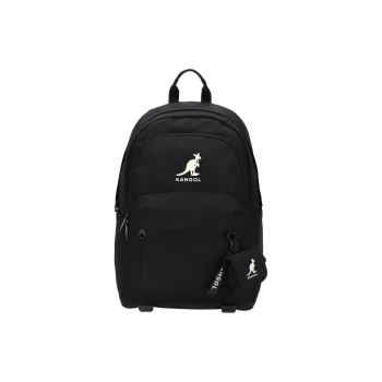 KANGOL Nylon Backpack Regular Unisex Black