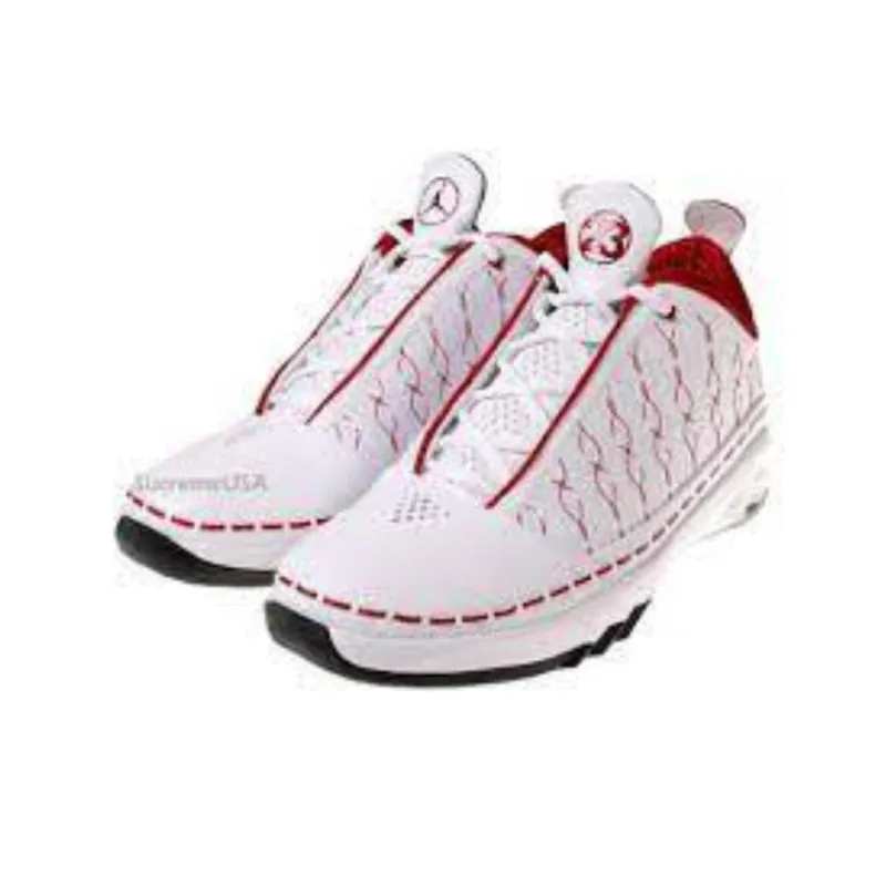 JORDAN 23 Low White Varsity Red-4