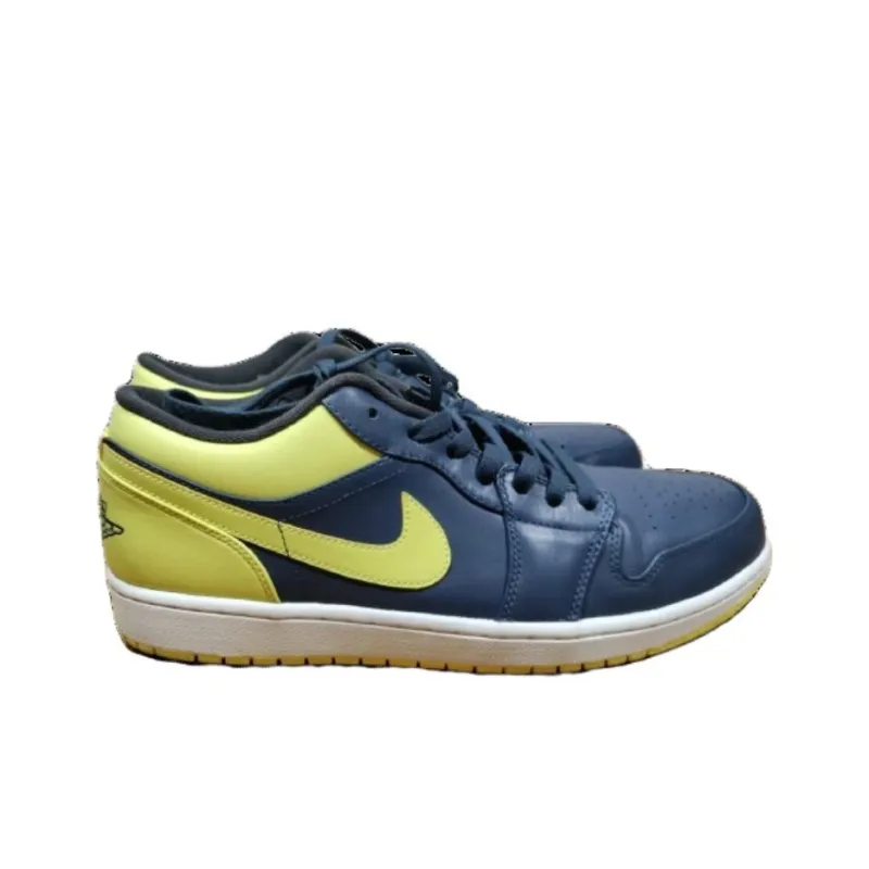 Jordan 1 Low Squadon Blue Electric Yellow-2