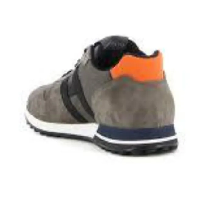 HOGAN H383 Wear-Resistant Low-Top Casual Shoes Men's Green-1