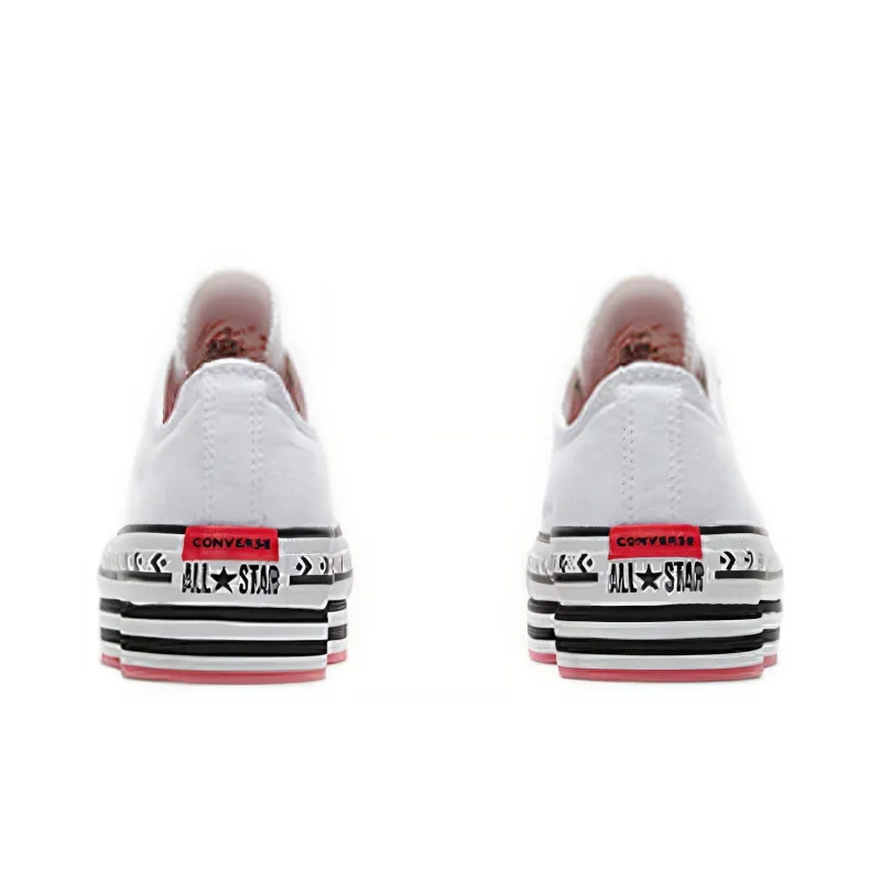 Converse Women's Chuck Taylor All Star Platform Layer Low 'Logo Play White' Women's-3