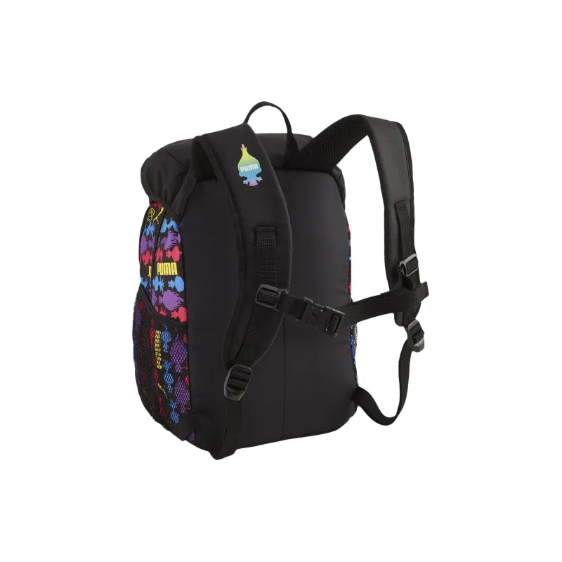 PUMA Magic Hair Fairy Collaboration Fabric Backpack Regular Unisex Black Full Print-1
