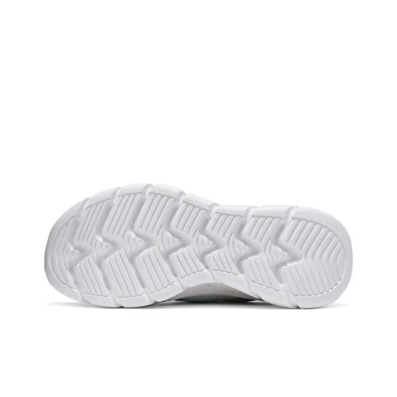 Skechers Cushioning Wear Resistant Low Top Casual Shoes Women's Blue White-5
