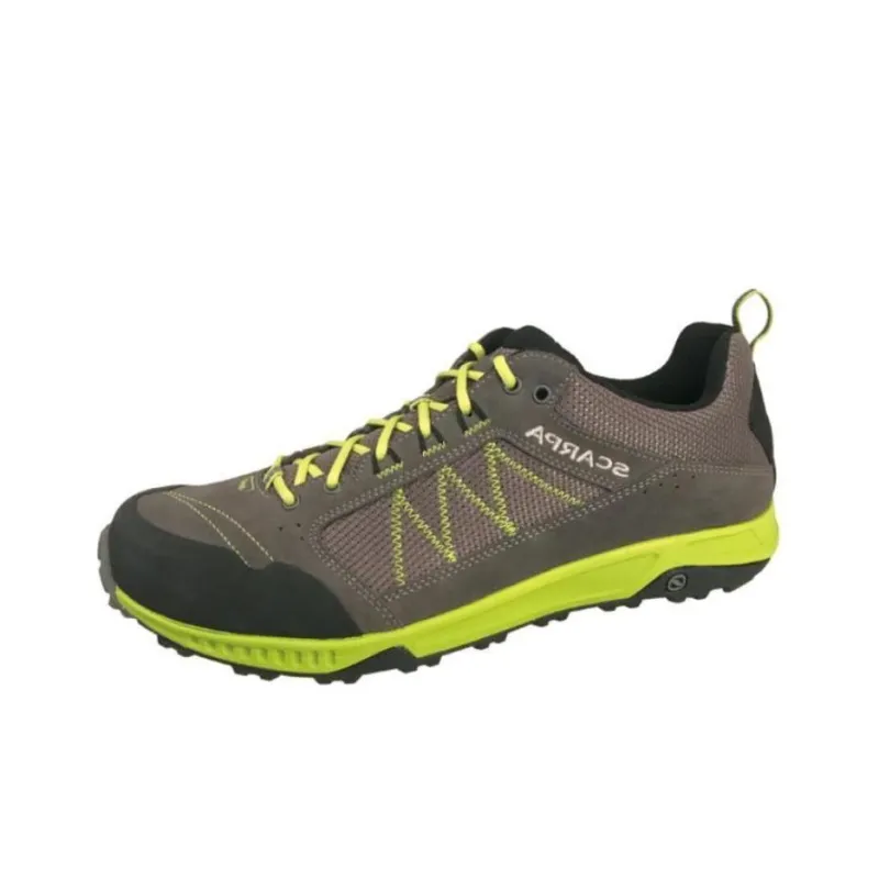 SCARPA Rapid Cushioning Anti-Slip And Wear-Resistant Low-Top Running Shoes Men's Gray Green-0