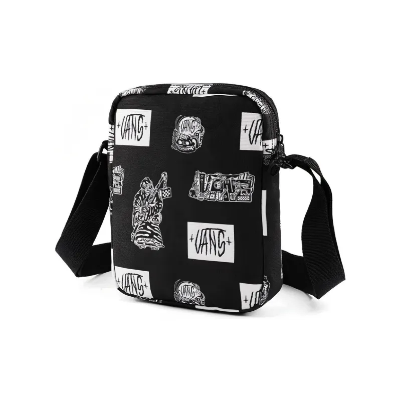 Vans Canvas Shoulder Bag Crossbody Bag Regular Unisex Black-2