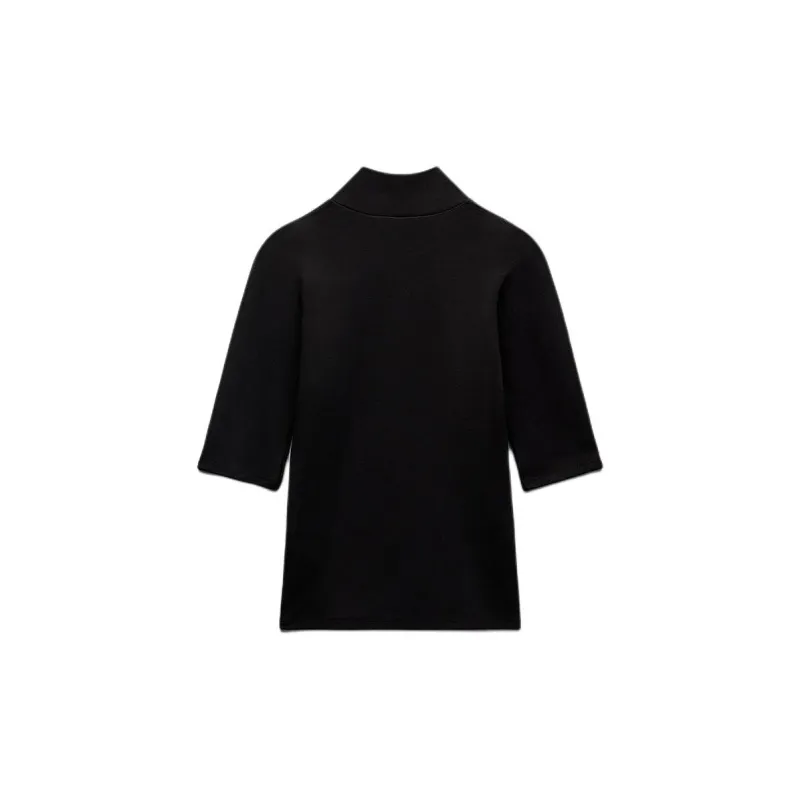 ZARA Regular T-Shirt Women's Black-1