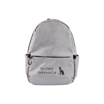 The British Museum Fabric Backpack Regular Unisex Gray Student Party Backpack Recommendation