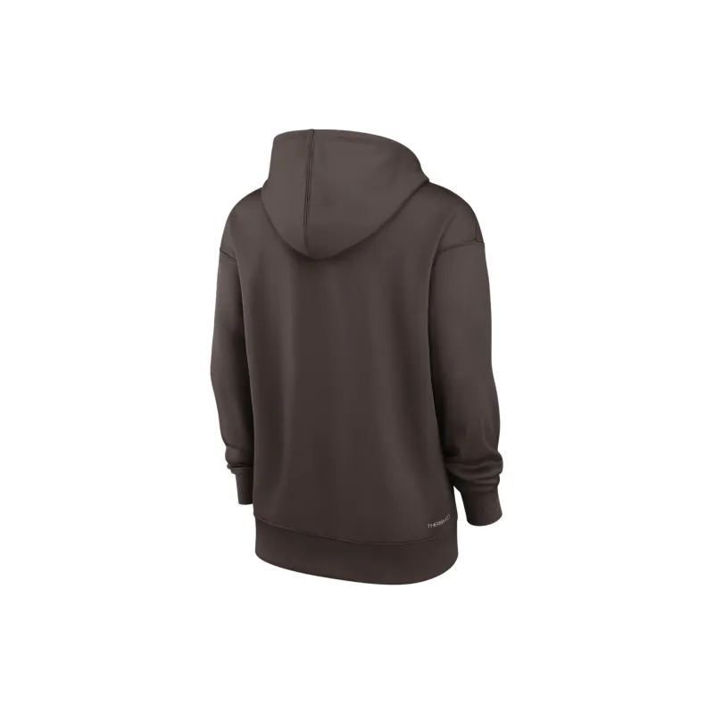 Nike San Diego Padres Authentic Collection Women's Nike Therma Mlb Pullover Hoodie-1