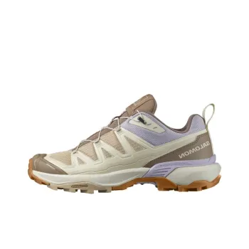 SALOMON X Ultra 360 Edge Slip Resistant Low Top Outdoor Shoes Women's Beige Brown Purple