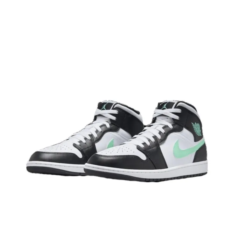 Jordan 1 Mid Green Glow-2
