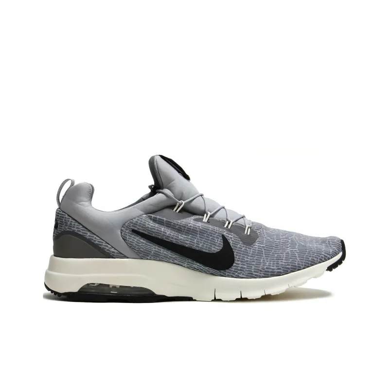 Nike Air Max Motion Cushioned Slip-Resistant Breathable Low-Top Marathon Running Shoes Men's Gray-1