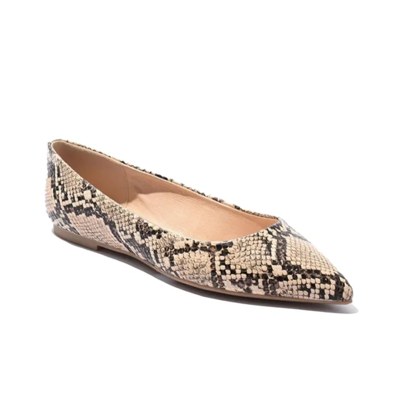 STEVE MADDEN Casual Single Shoes Low Heel Women's Snakeskin Print-2