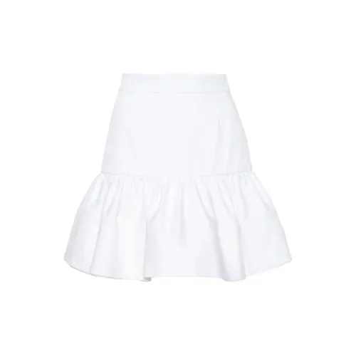 Patou Ruffled Gabardine Miniskirt