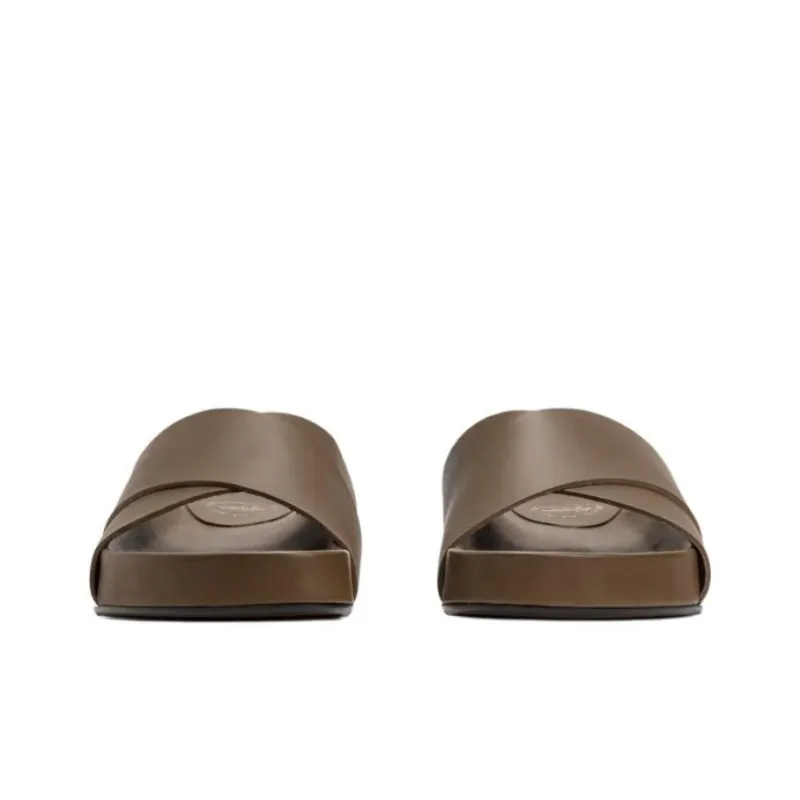 ATP Atelier Slide Slippers Women's Brown-3