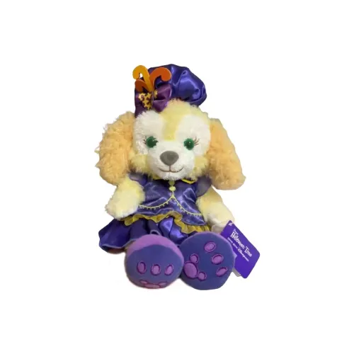 Disney CookieAnn 2018 Halloween Purple Gold Coin Cookie Plush Toy Dolls Plush Doll Small Size Tall