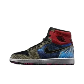 JORDAN Air JORDAN 1 Vintage Basketball Shoes Men High Top Yellow